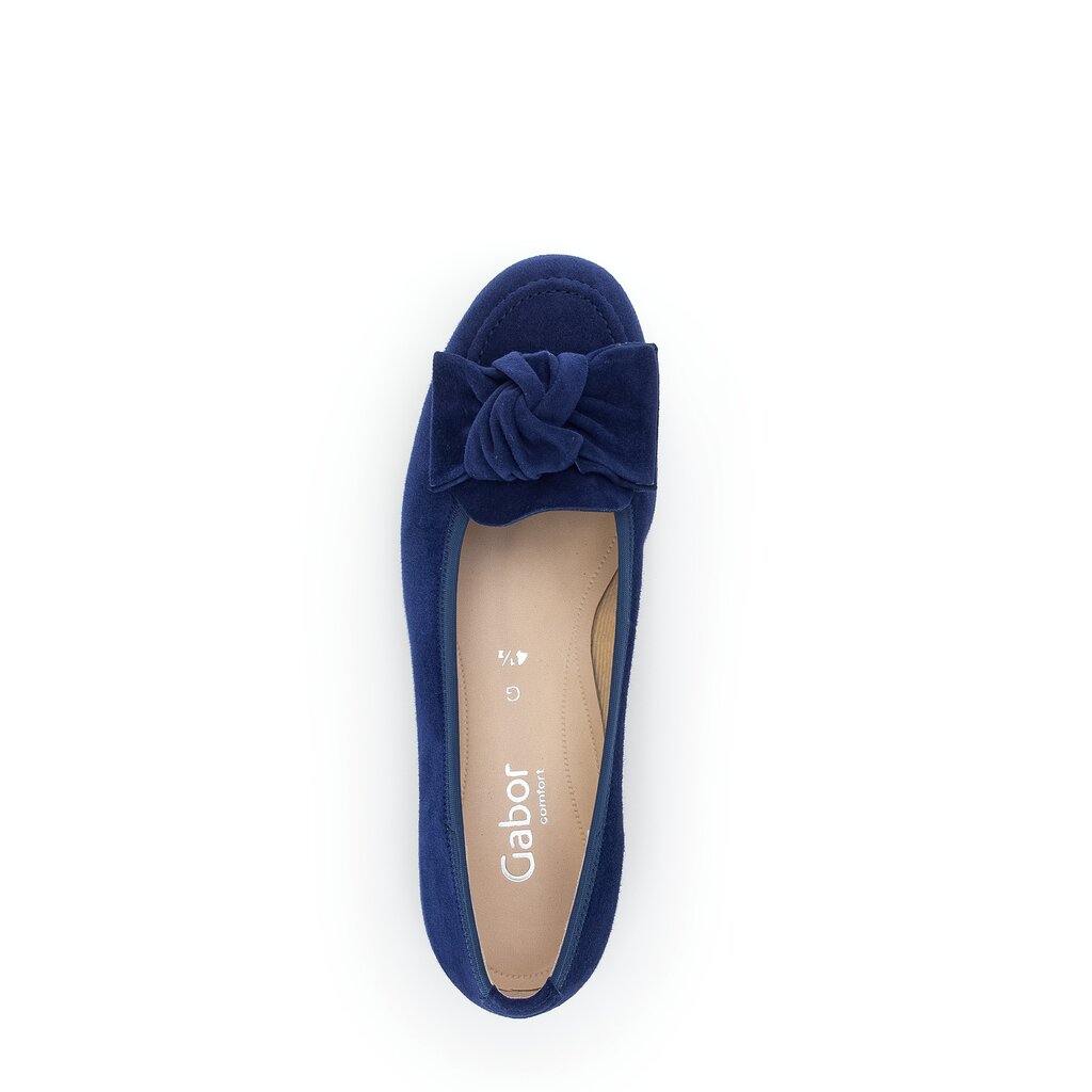 Gabor comfort Eleganter Ballerina blau