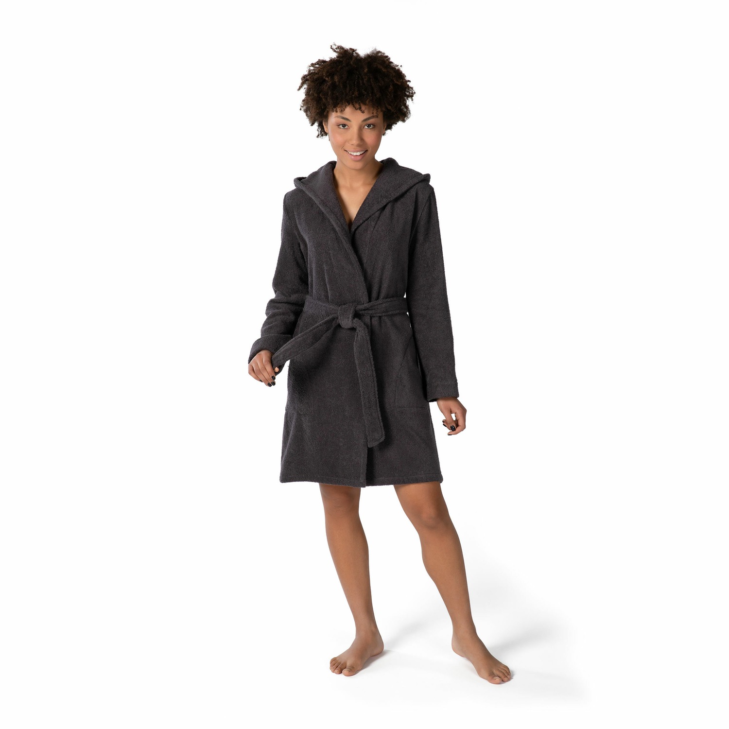 Homewear Kapuzenmantel
