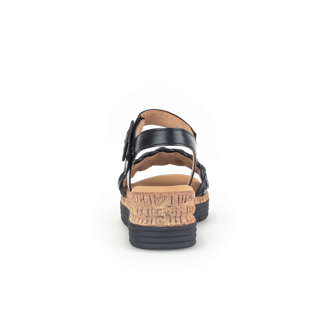 Gabor comfort Keilsandalette schwarz
