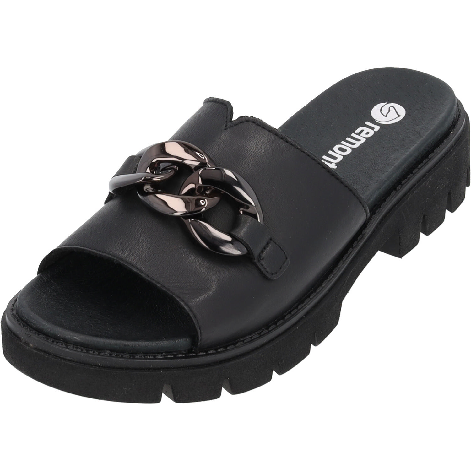 Remonte D7952, Pantoletten, Damen, Schwarz