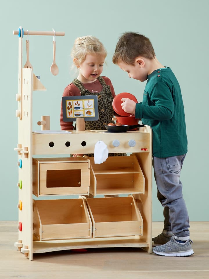 Haba Kaufladen Rollenspiel Studio 3 in 1 – Küche, Kaufladen & Werkstatt in bunt günstig kaufen onesize