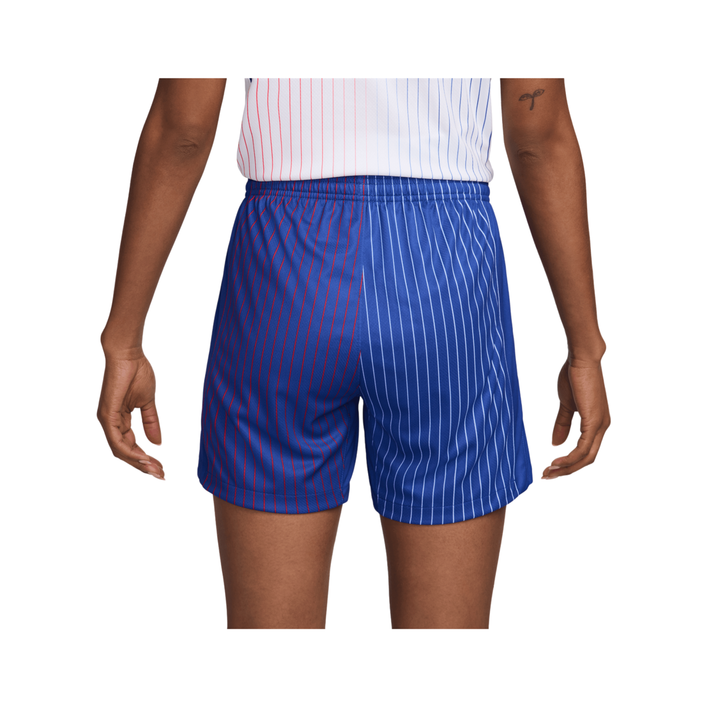 Nike Frankreich Short Away EM 2024 Damen Blau F452