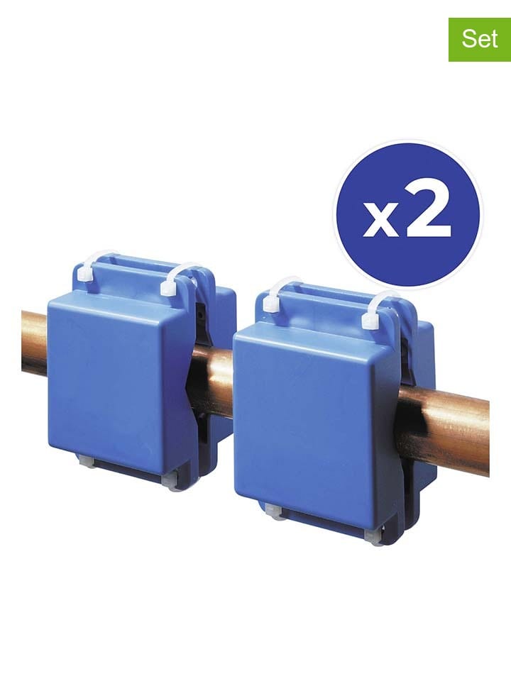Wenko 2er-Set: Spezial-Rohr-Systeme in Blau - (B)5 x (H)7 x (T)4,3 cm günstig kaufen onesize