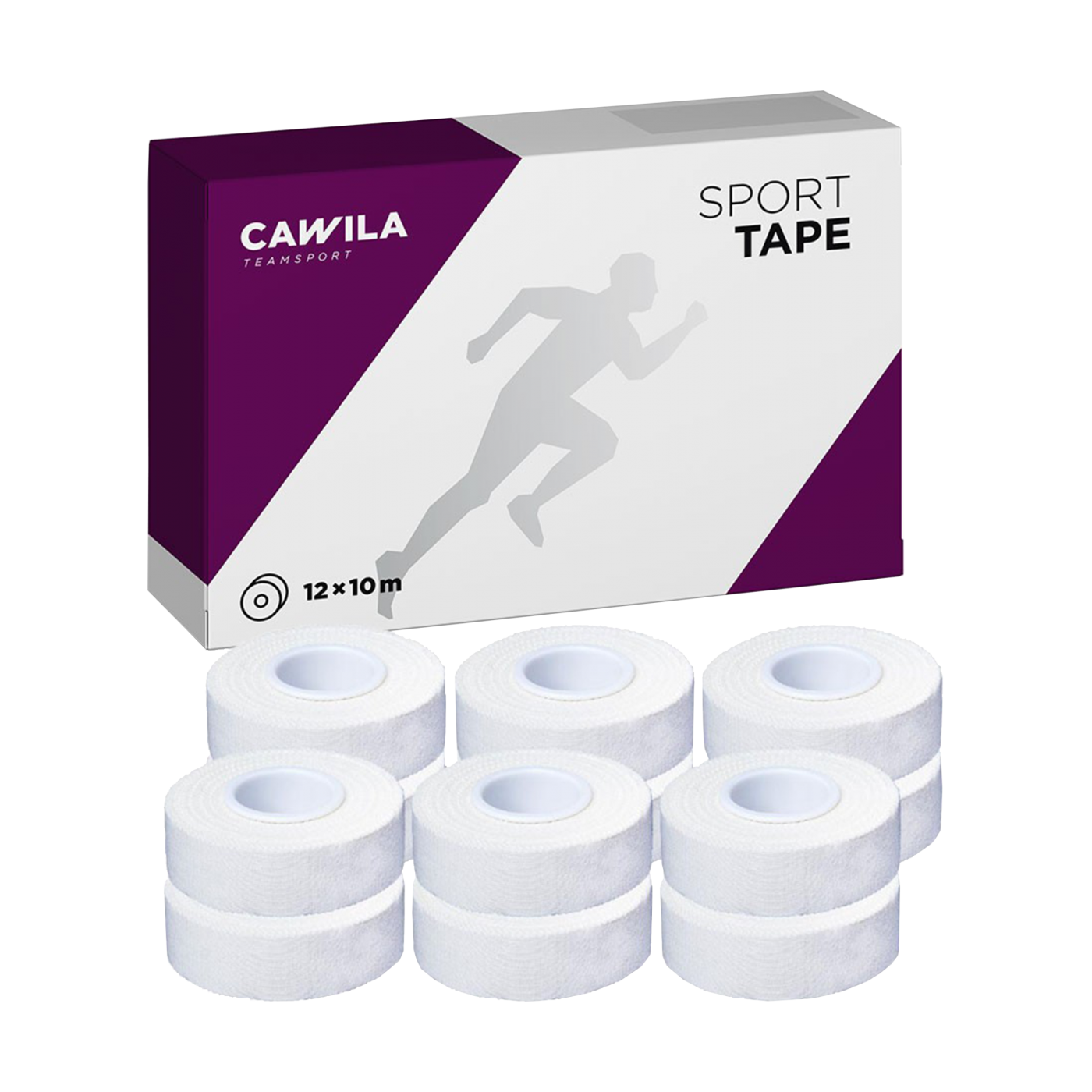 Cawila Sporttape PREMIUM 2,0cm x10m 12er Set Weiss