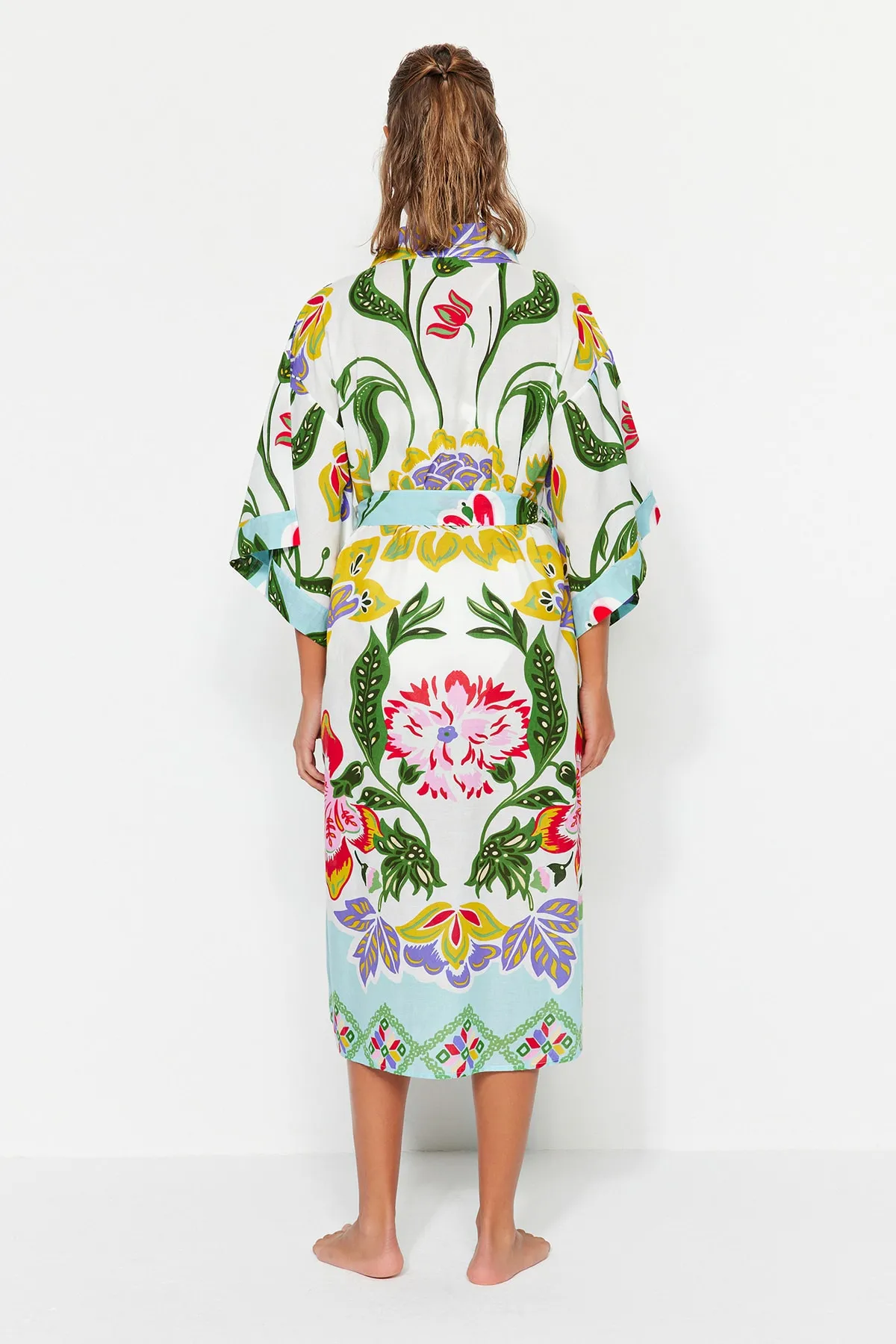 Trendyol Collection  Kimono & Kaftan - Gelb - Regular Fit