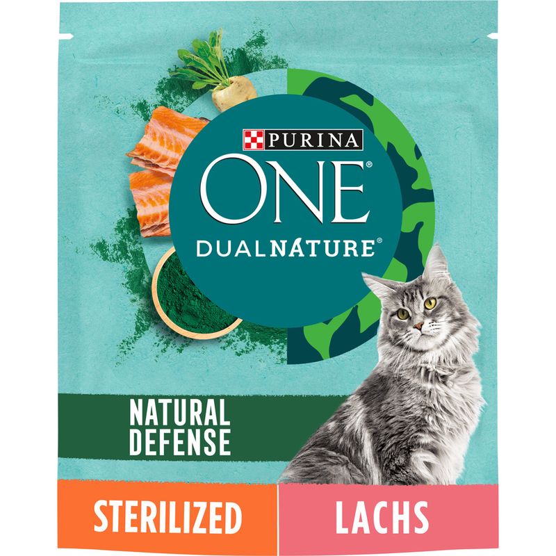 PURINA ONE Dual Nature Sterilized Lachs mit Spirulina | bitiba %
