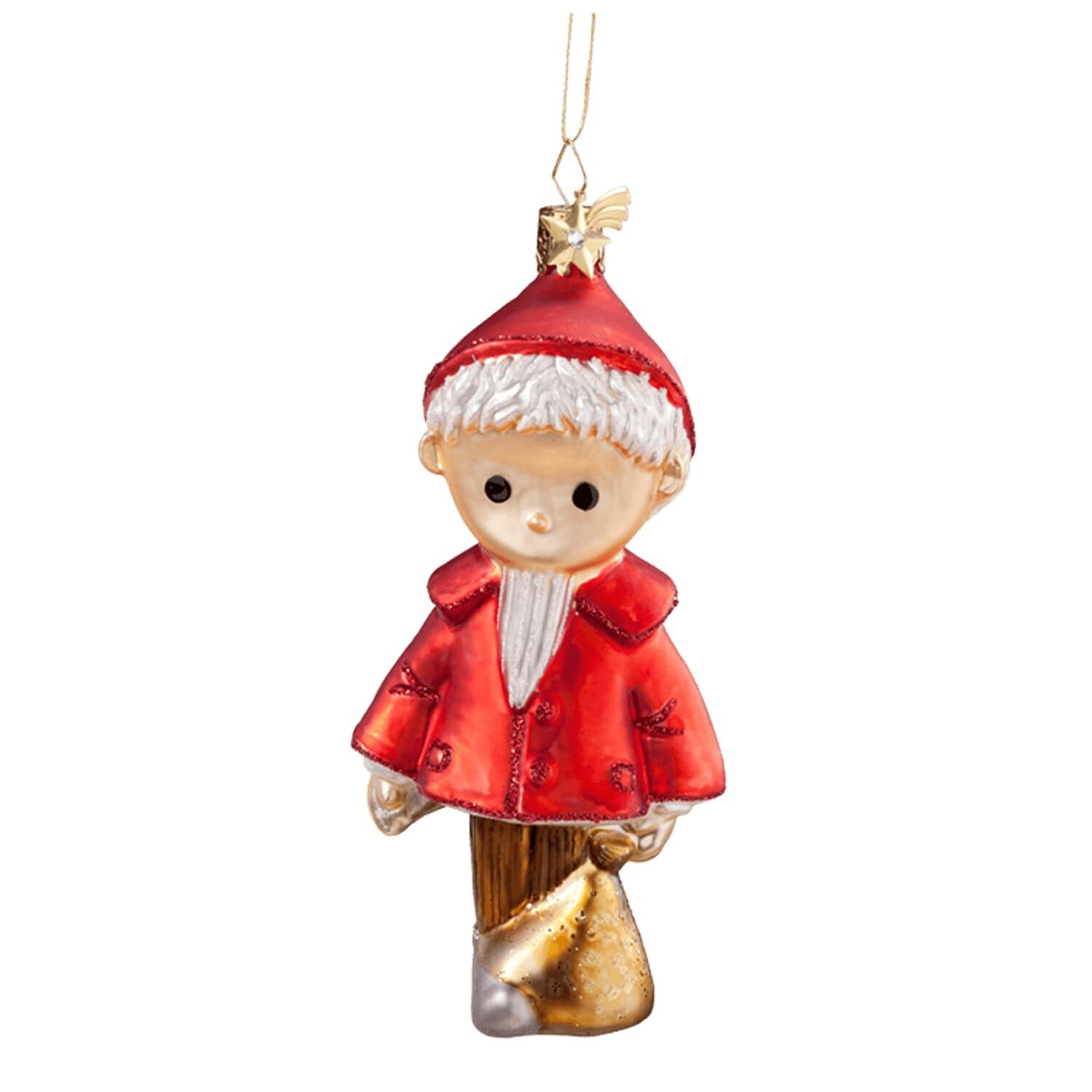 Käthe Wohlfahrt Christbaumschmuck Unser Sandmännchen, rot