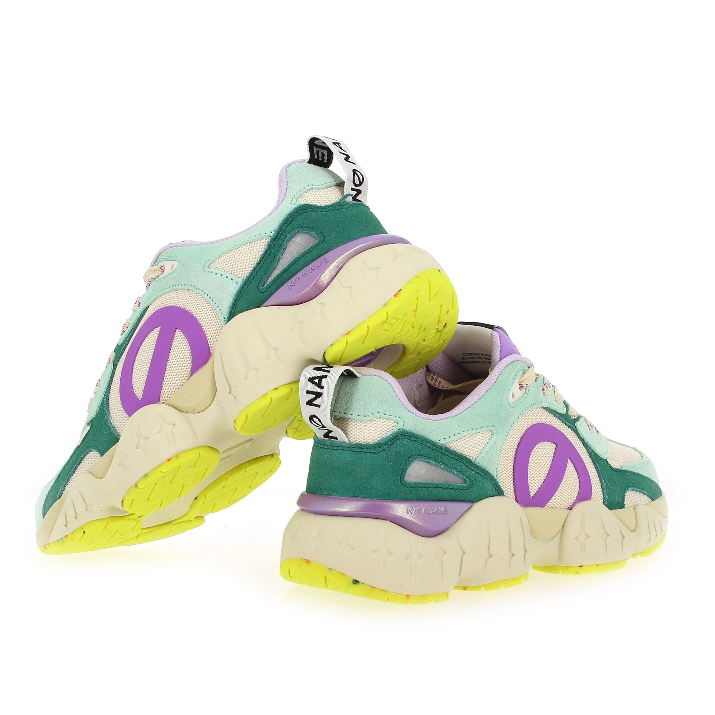No Name  KRAZEE RUNNER - Vert Mauve