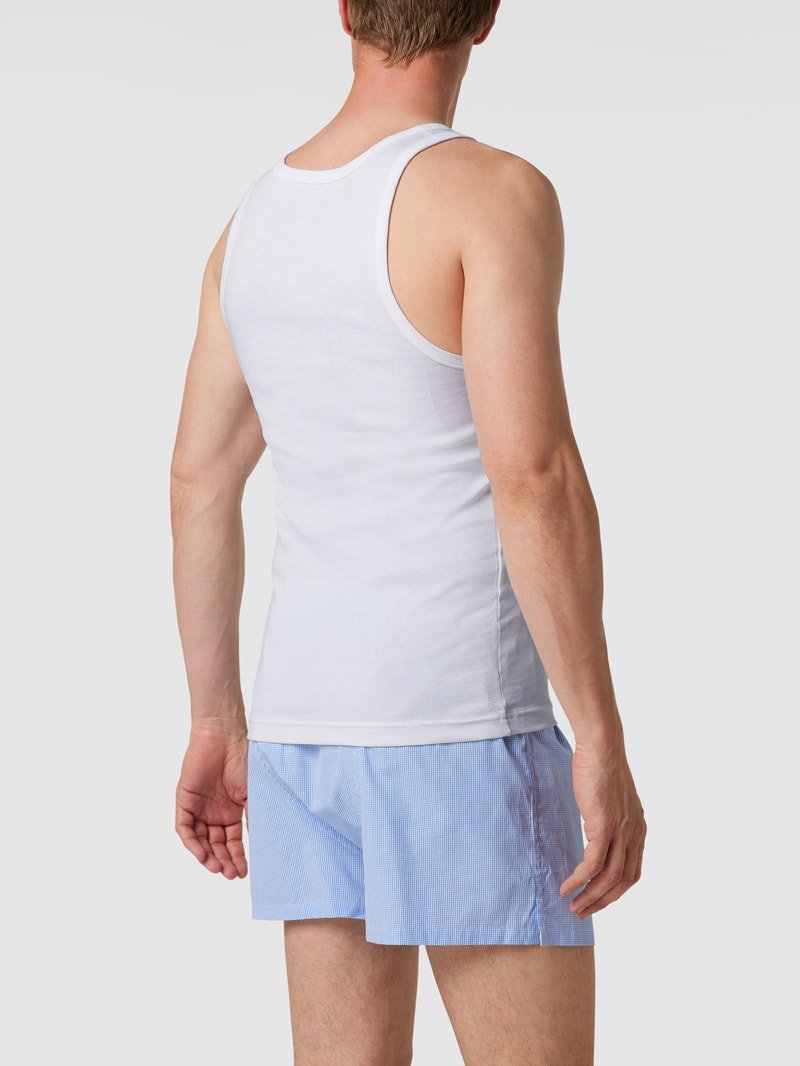 Tanktop mit Rundhalsausschnitt im 2er-Pack in weiß