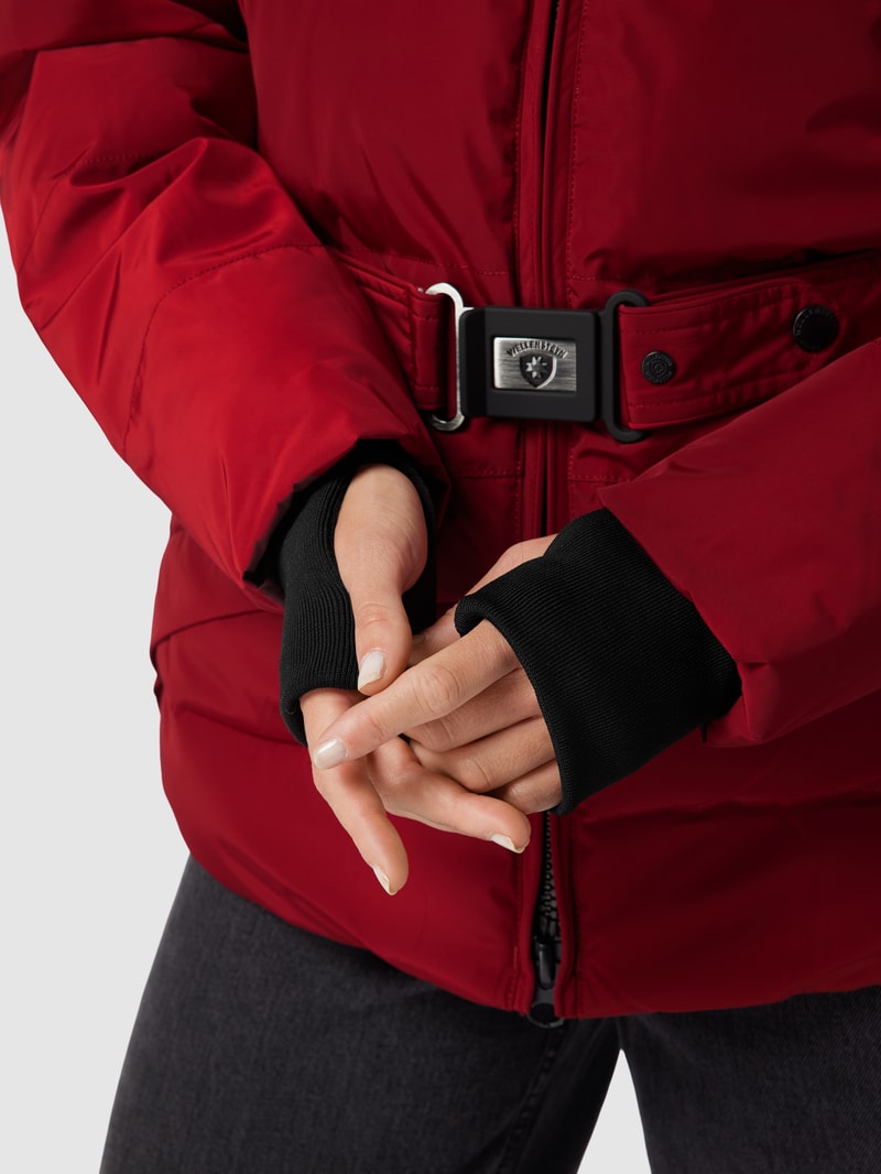 Tivana 382 Funktionsjacke mit Webpelz in dunkelrot