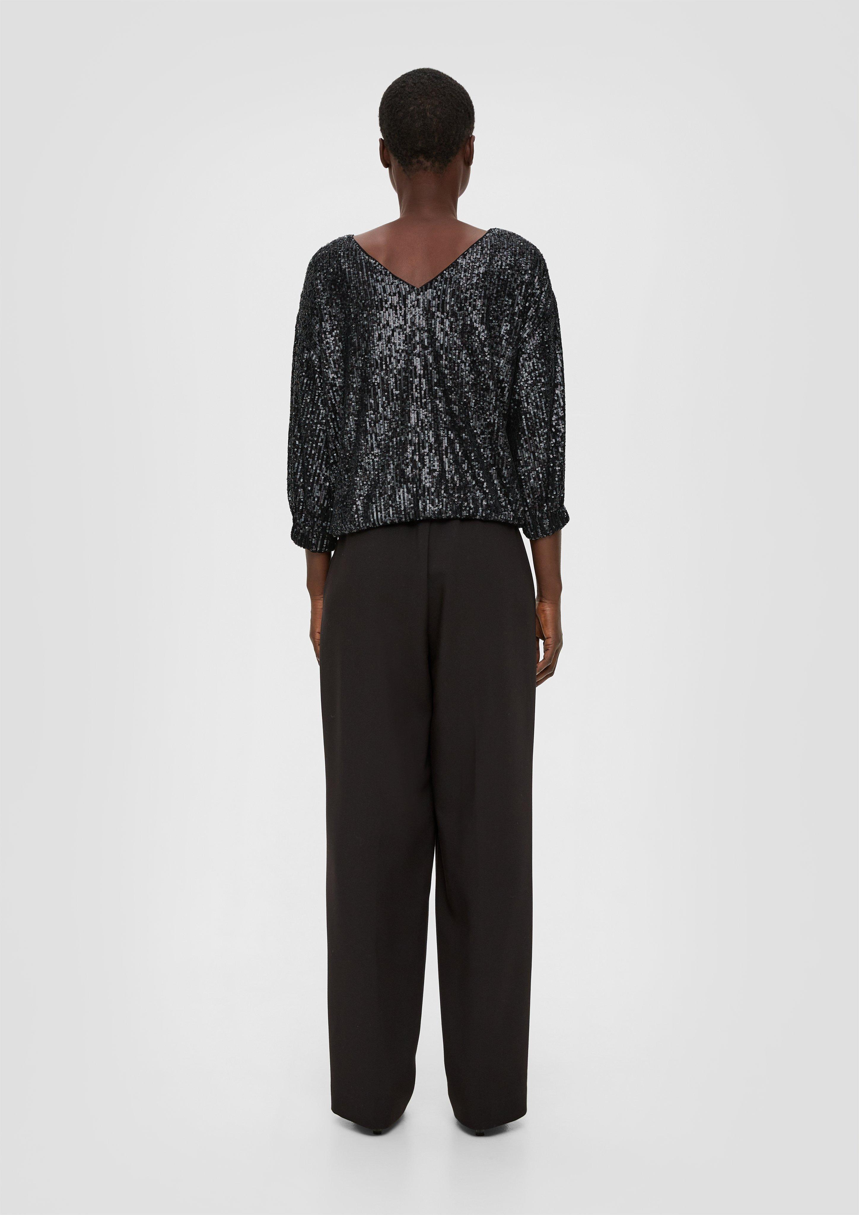 Pailletten-Bluse  2141640-9999