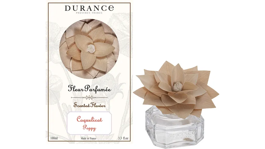 DURANCE Holzduftblume Mohnblume 100 ml