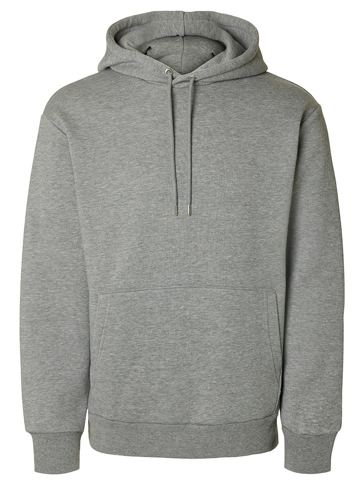 SELECTED HOMME Hoodie in Grau günstig kaufen
