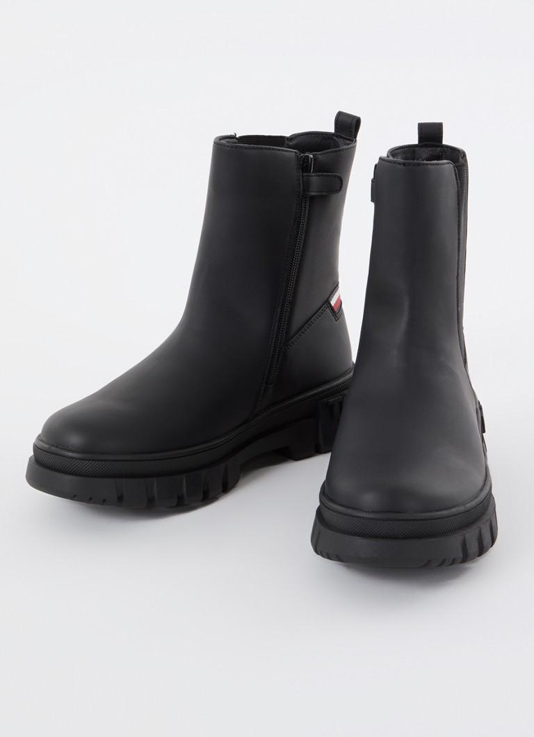 Ghete Chelsea Tommy Hilfiger cu logo
