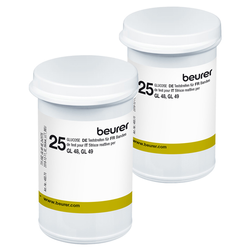BEURER GL48/GL49 Teststreifen  50 St  Teststreifen