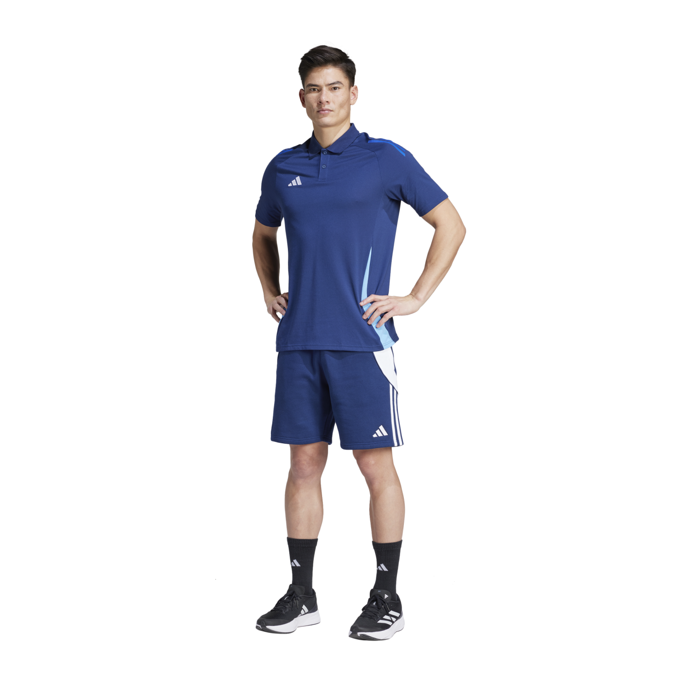 adidas Tiro 24 Short Dunkelblau Weiss
