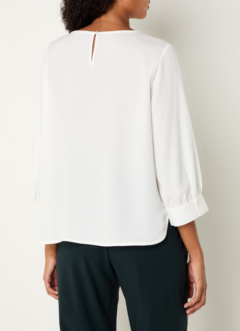 OPUS Fuketa tunic in lyocell blend with keyhole