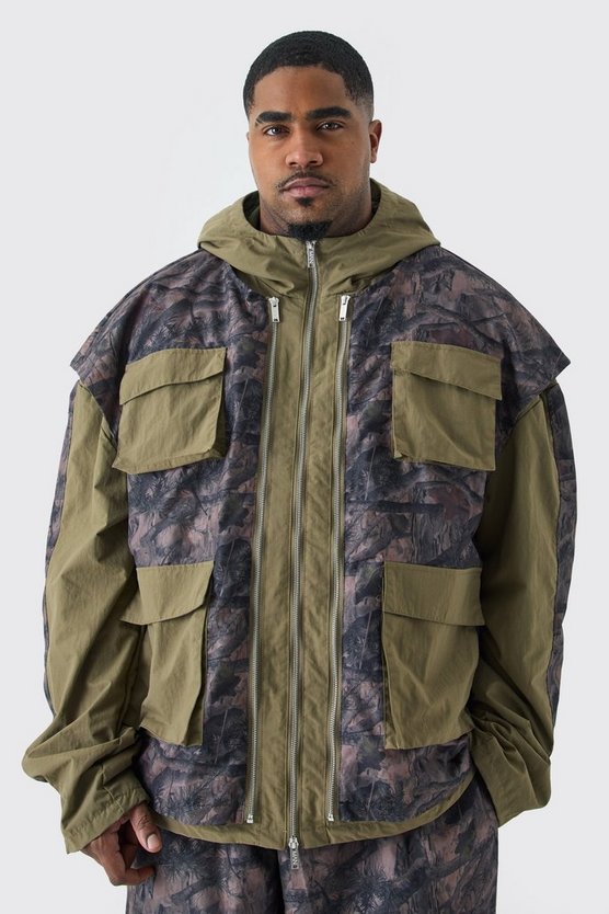 Plus Camouflage Ripstop Utility-Jacke