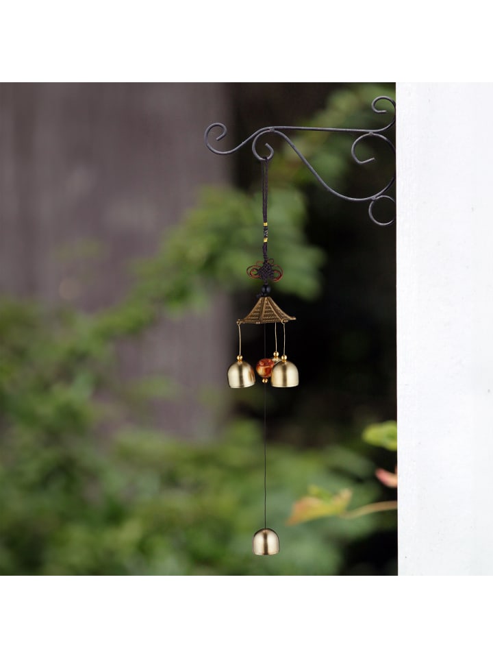 relaxdays 2 x Windspiel in Gold/ Schwarz günstig kaufen onesize
