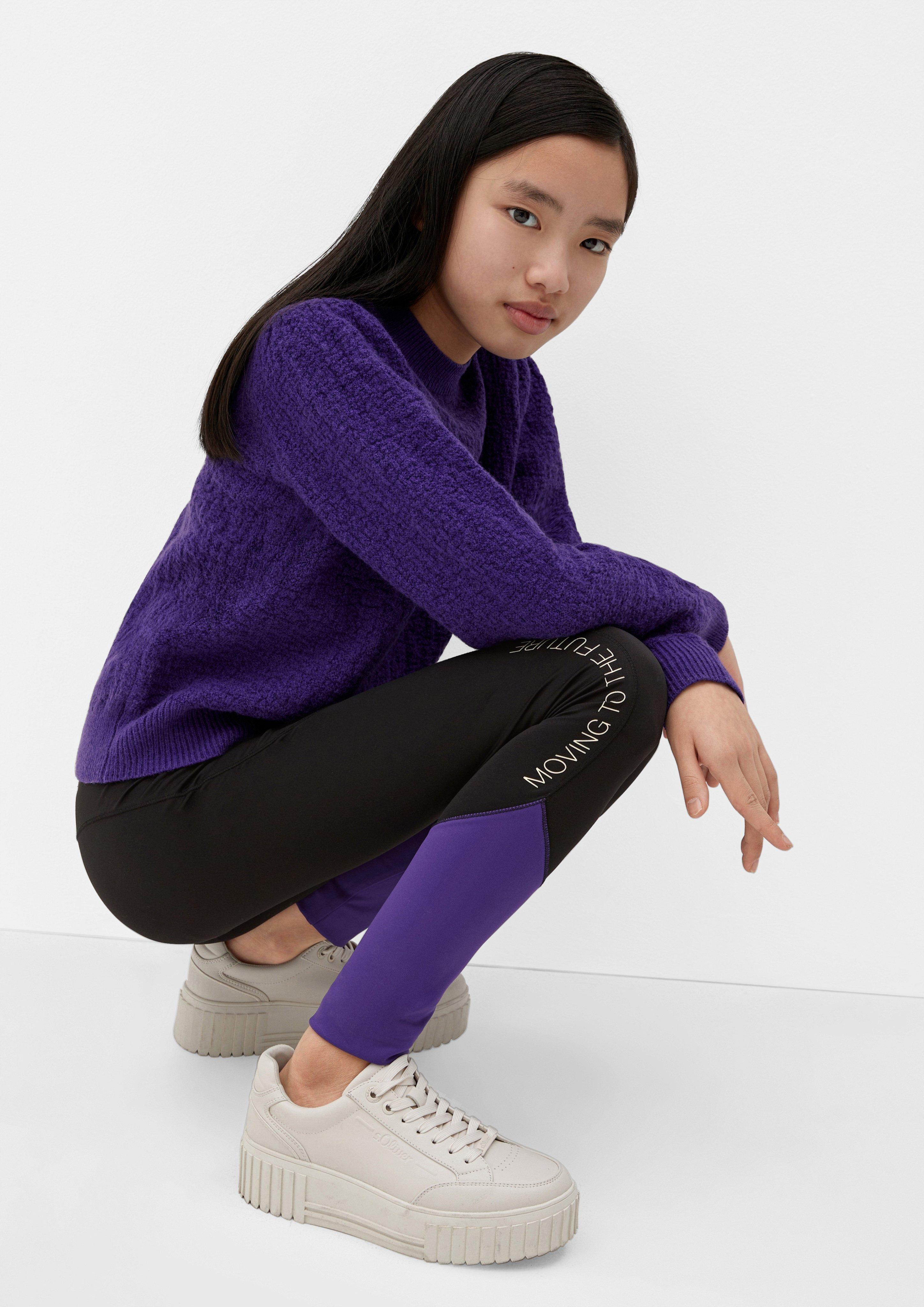 Slim: Leggings mit Schriftprint  2133994-9999