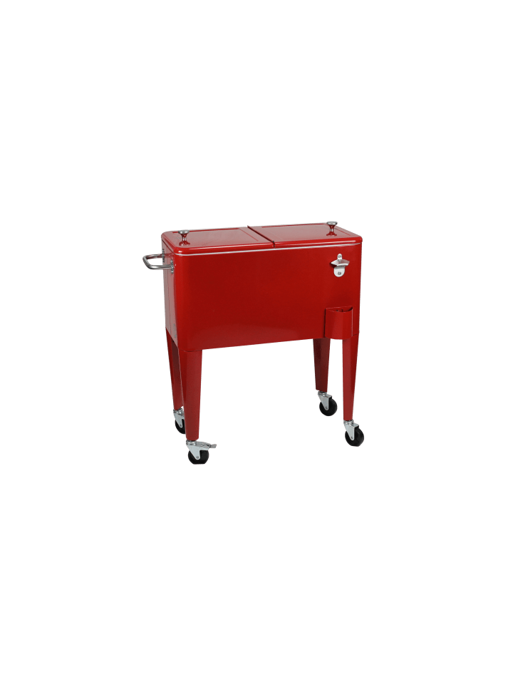 Beachtrekker Kailua Cooler - Kühlbox, Kühlwagen, Getränkekühler, Rot günstig kaufen onesize
