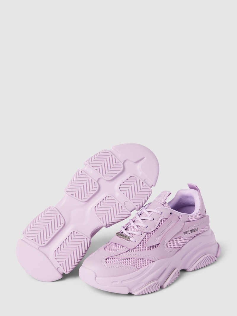Sneaker mit Label-Details Modell 'POSSESSION' in lavendel