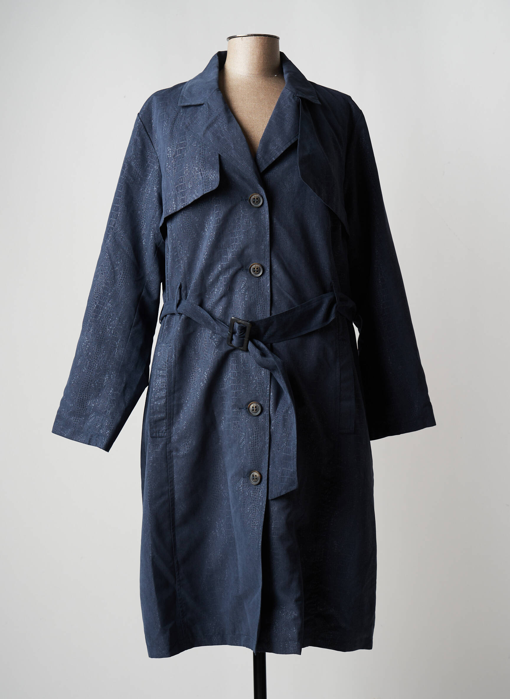 Ciso Trenchs Femme couleur bleu