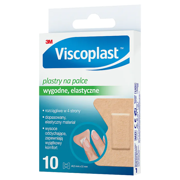 Viscoplast, curativos para dedos, 4,45 x 5,1 cm