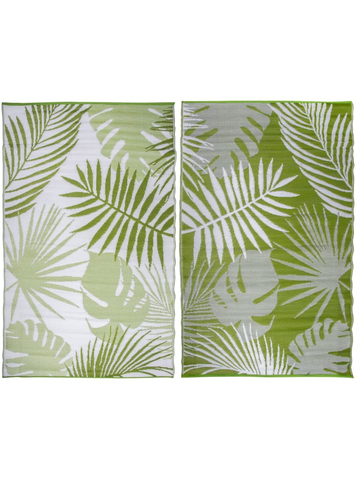 Esschert Design Outdoorteppich in Grün-weiß günstig kaufen onesize