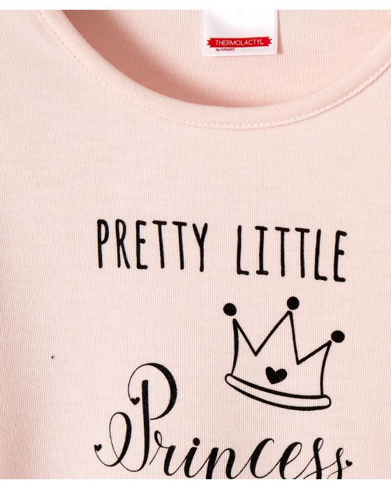 Tee-shirt fille Pretty little Princess Thermolactyl