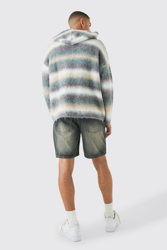 Lockere Jeans in Antik-Grau