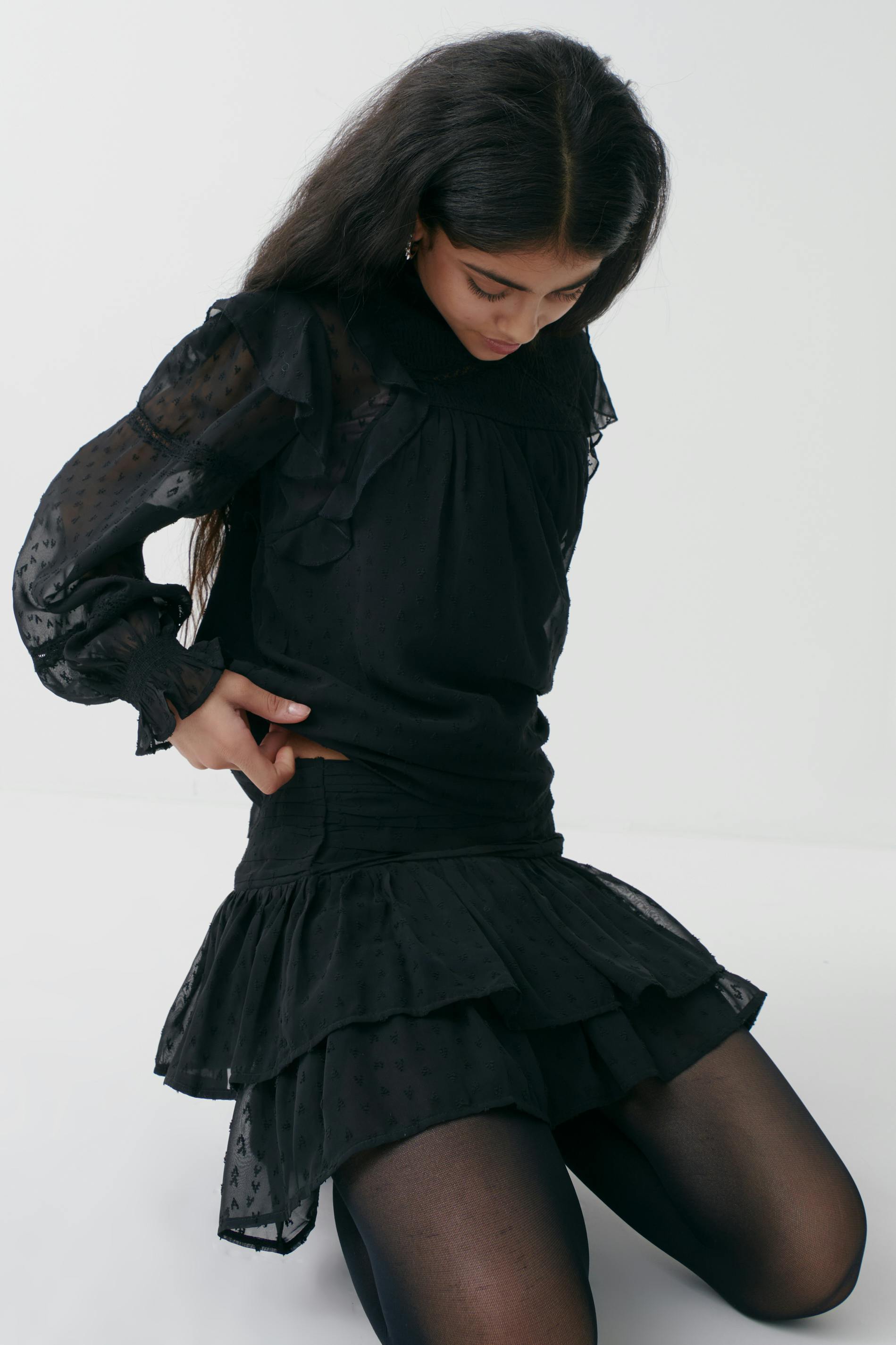 Y ruched skirt