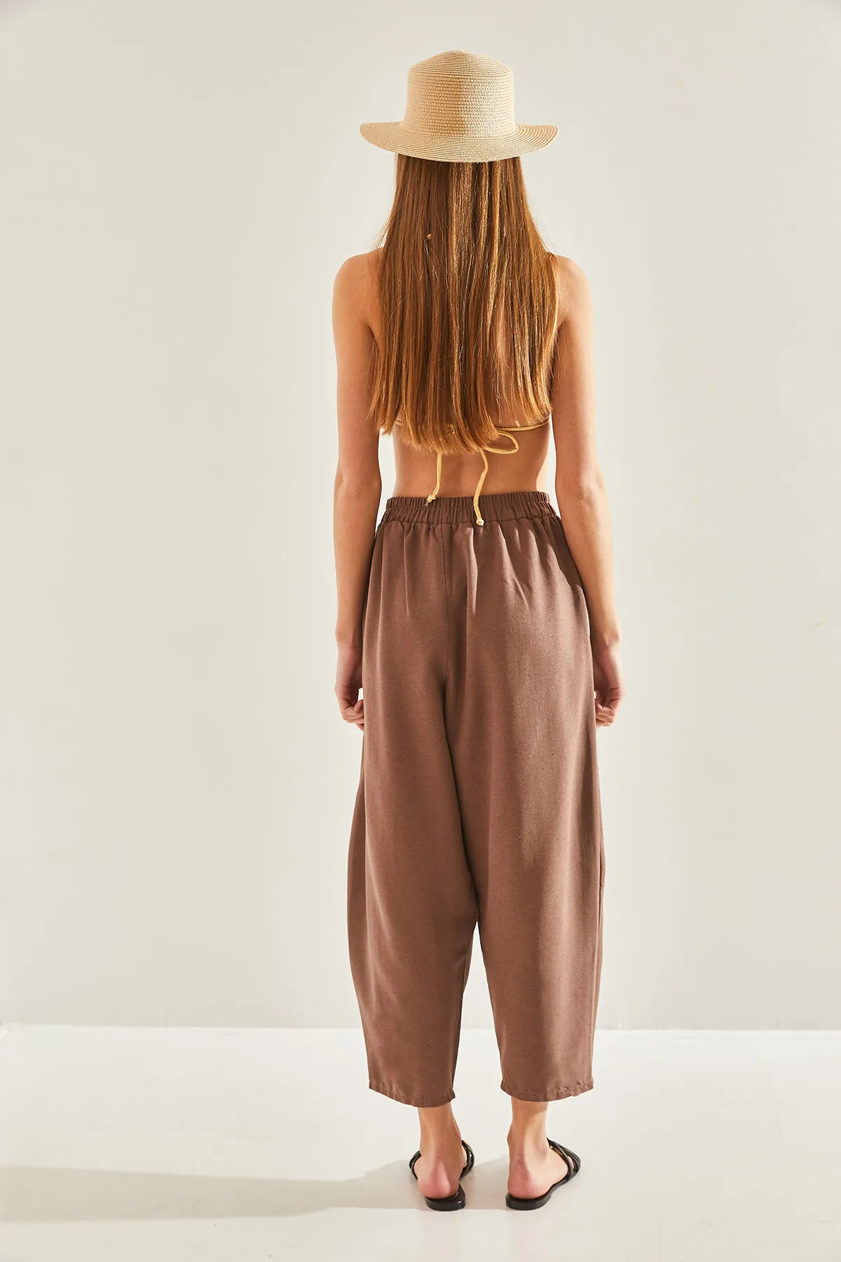 Bianco Lucci  Hose - Braun - Karottenhose