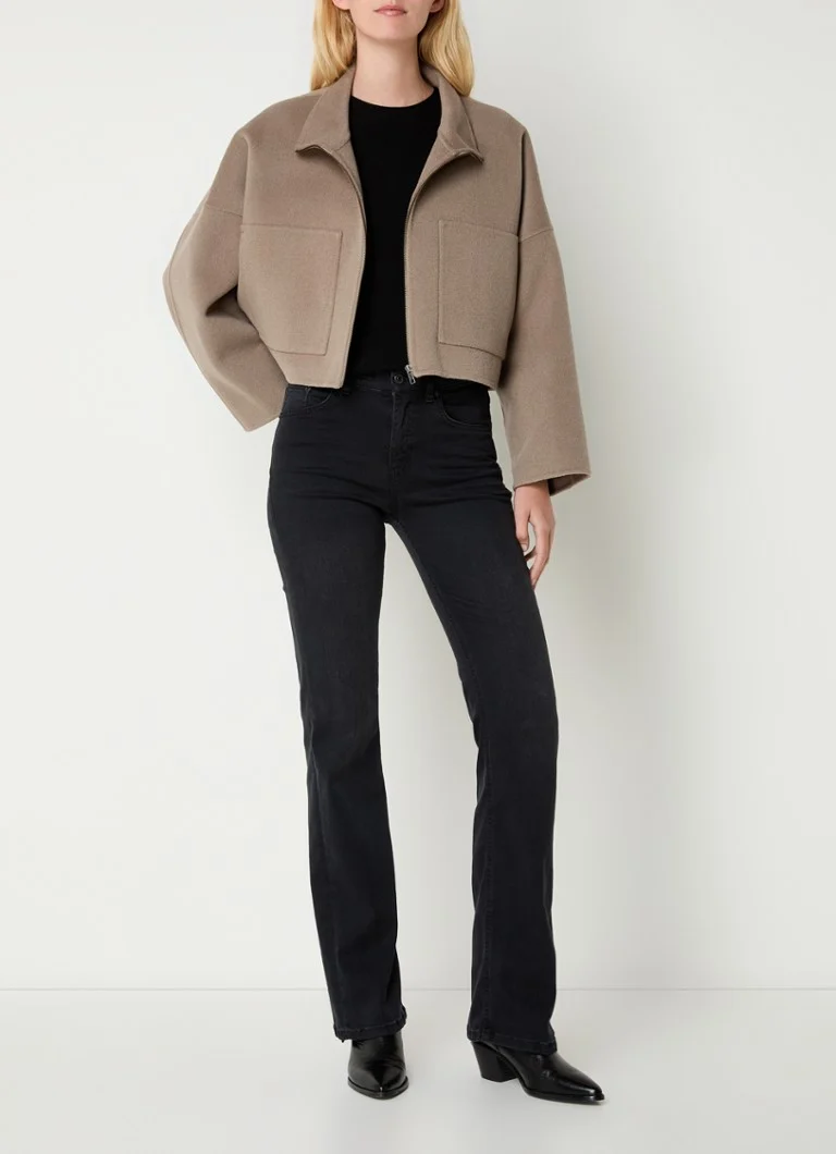 DRYKORN Elstow jacket in wool blend with patch pockets