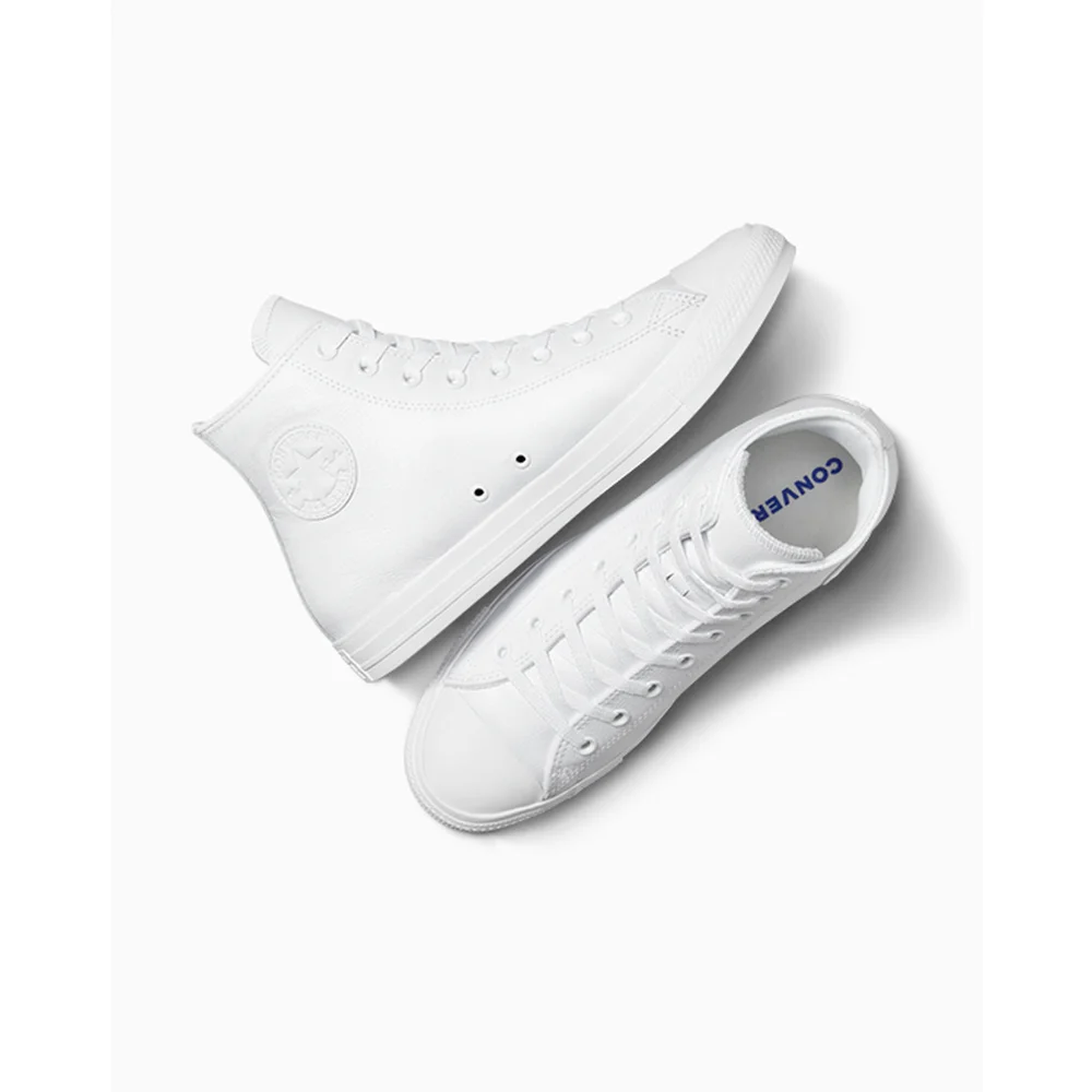 Converse Chuck Taylor All Star Leather Hi 1T406 / weiss