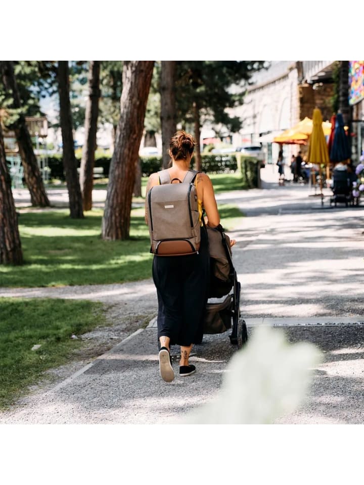 ABC-Design Wickel-Rucksack Tour mit großem Frontfach - inkl. in schwarz,braun günstig kaufen onesize