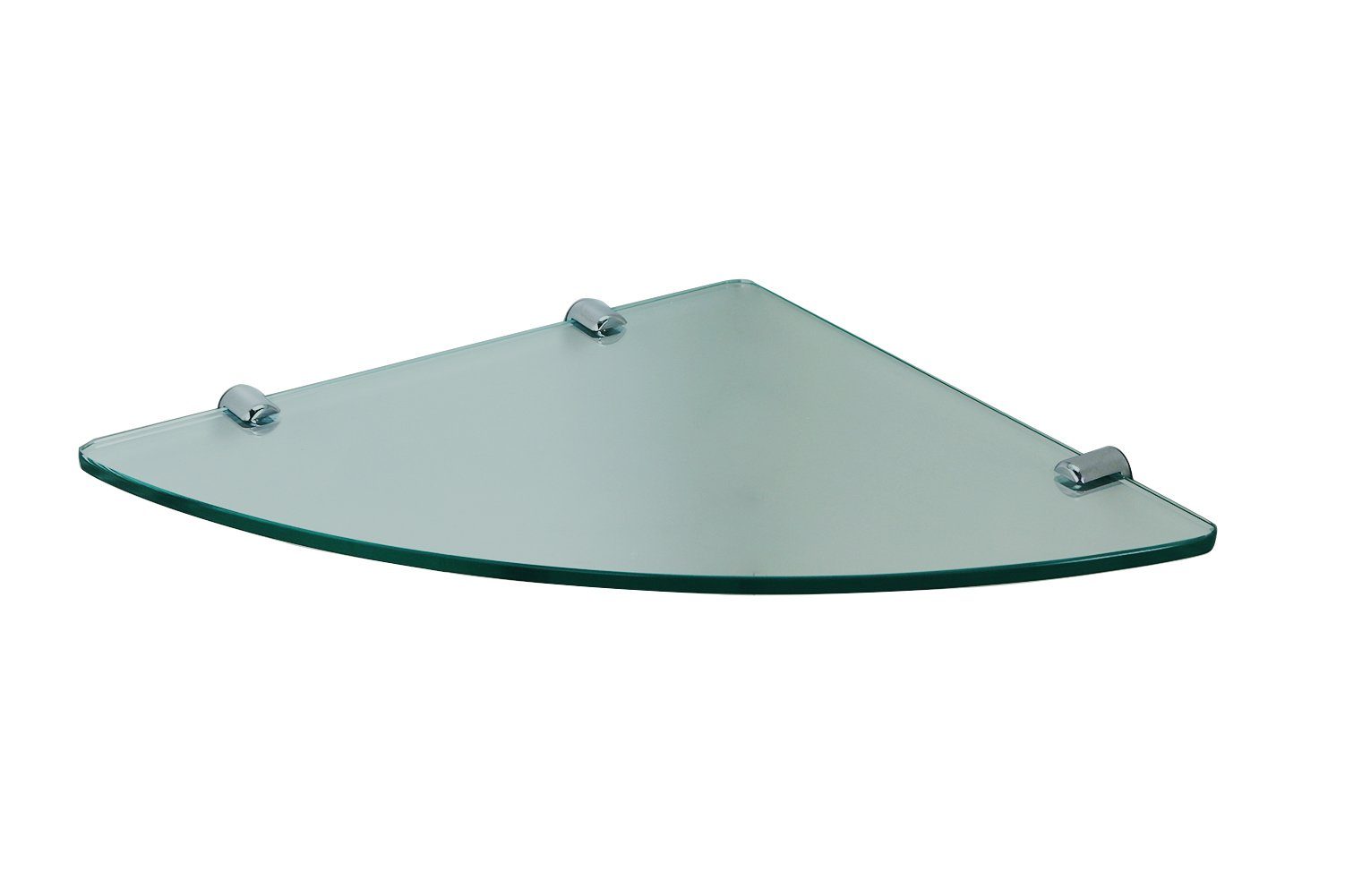SONNI Einlegeboden Glasregal Sicherheitsglas Lagerregal für Duschwand Duschraum (2 St), transparent