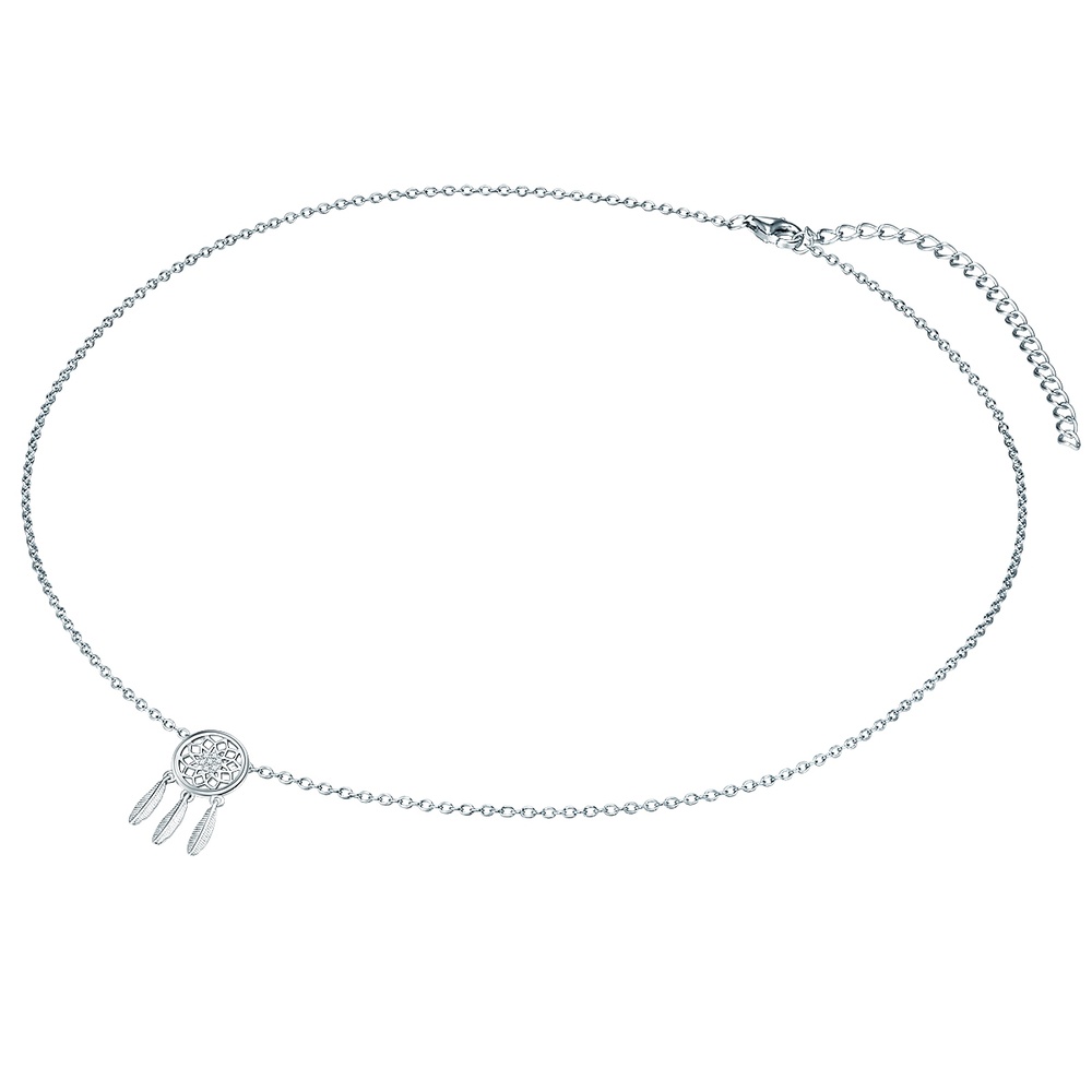 Rafaela Donata Collier en argent Attrape-rêves Argent sterling Oxyde de zirconium (CZ) en Argent collier