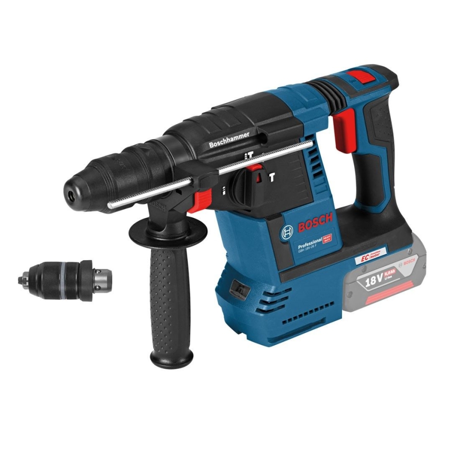 Bosch Blue 0611910000 GBH 18V-26 F Kombihammer 18 Volt (ohne Akkus und Ladegerät)