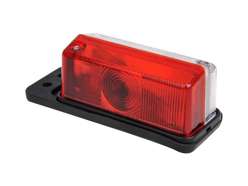 ProPlus rot/weiß Seitenlicht Gummiklappe