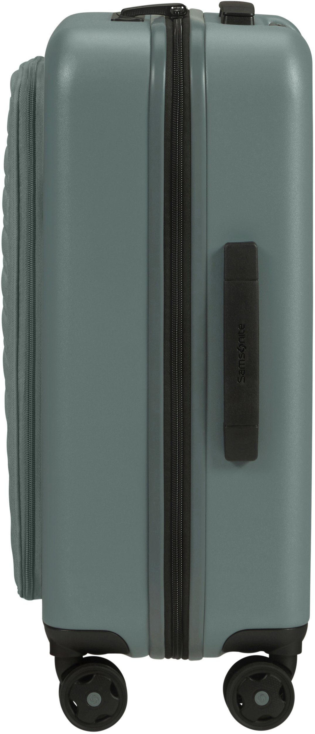Samsonite Hartschalen-Trolley Stackd, 55 cm, 4 Rollen, mit Volumenerweiterung und USB-Schleuse; enthält recyceltes Material