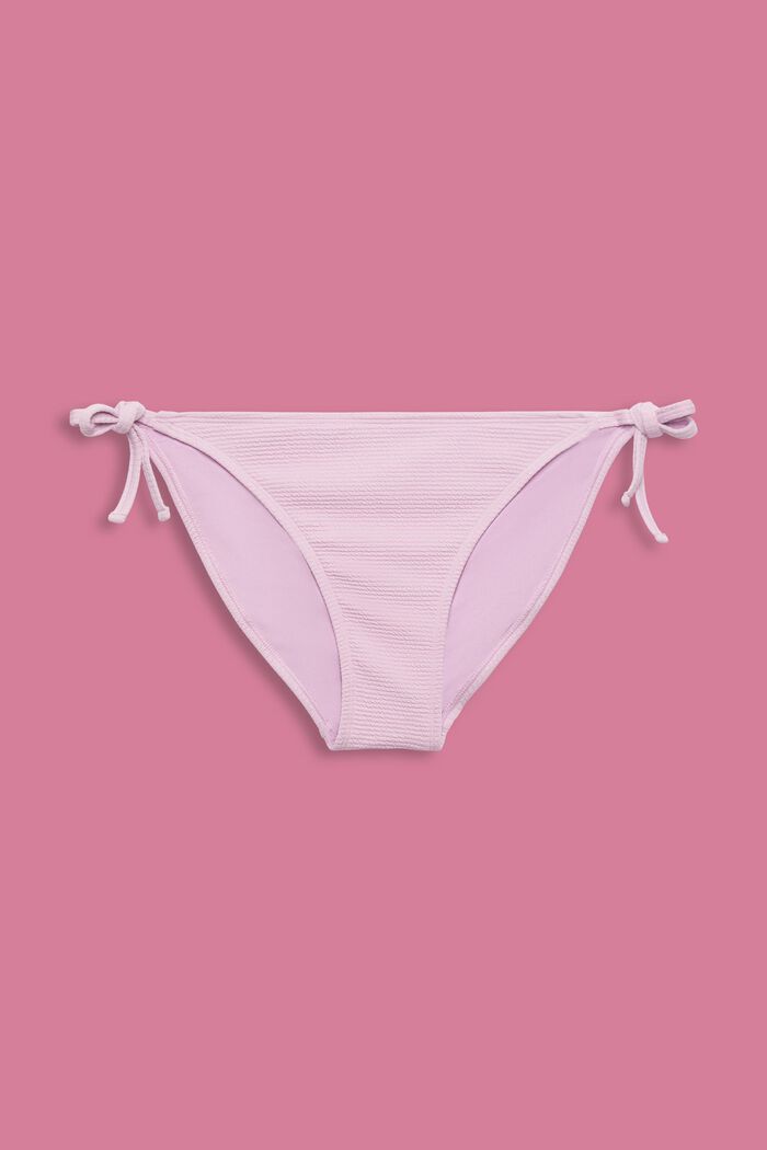 Strukturierte Bikinihose zum Binden