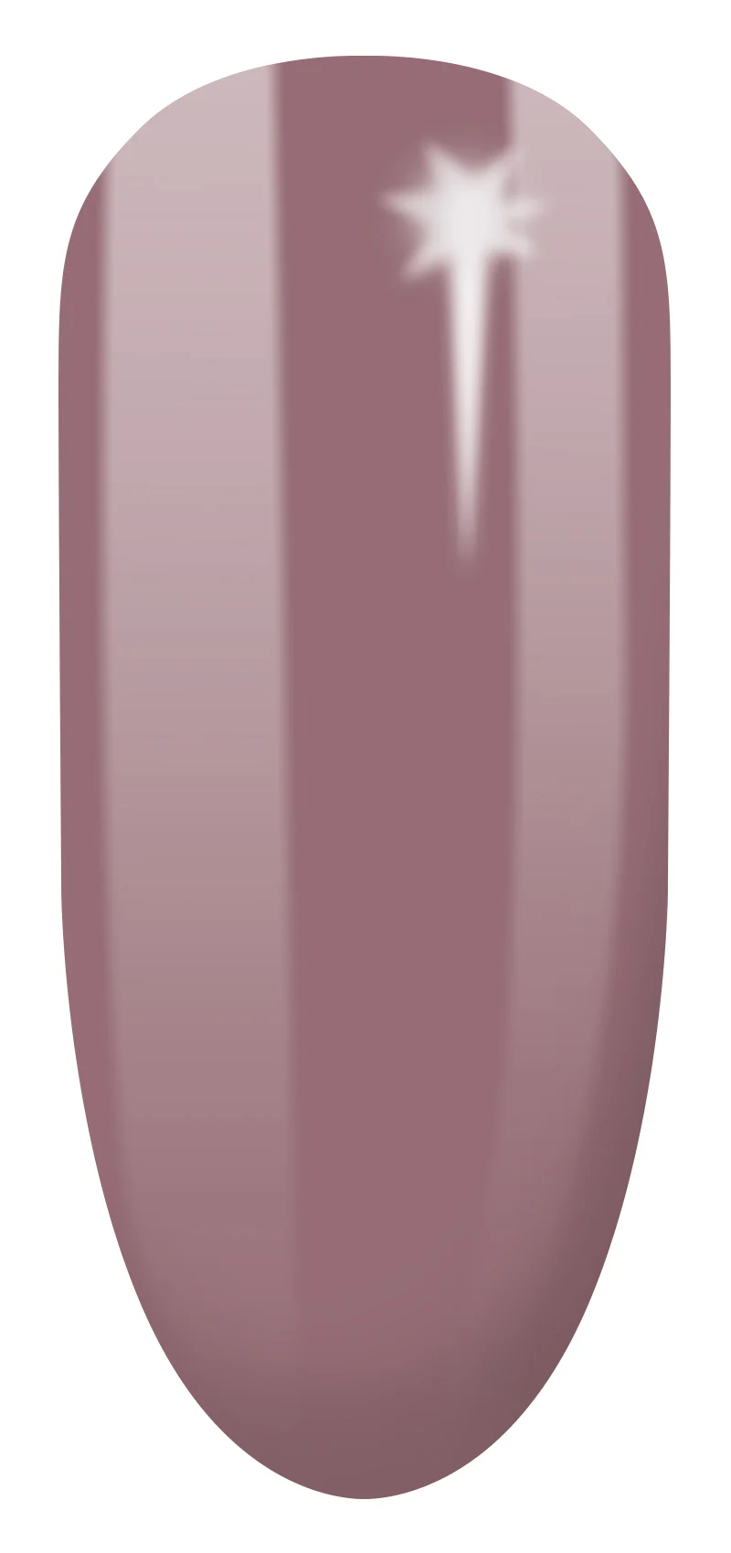 Esmalte de uñas semipermanente con efecto gel, color chocolate y latte, con luz UV.