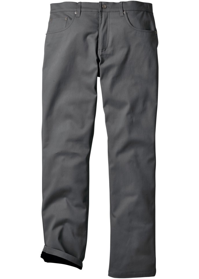Regular Fit Stretch-Thermohose, Straight