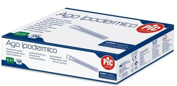 PiC Solution Hypodermic, Injektionsnadeln, 0,8 x 25 mm