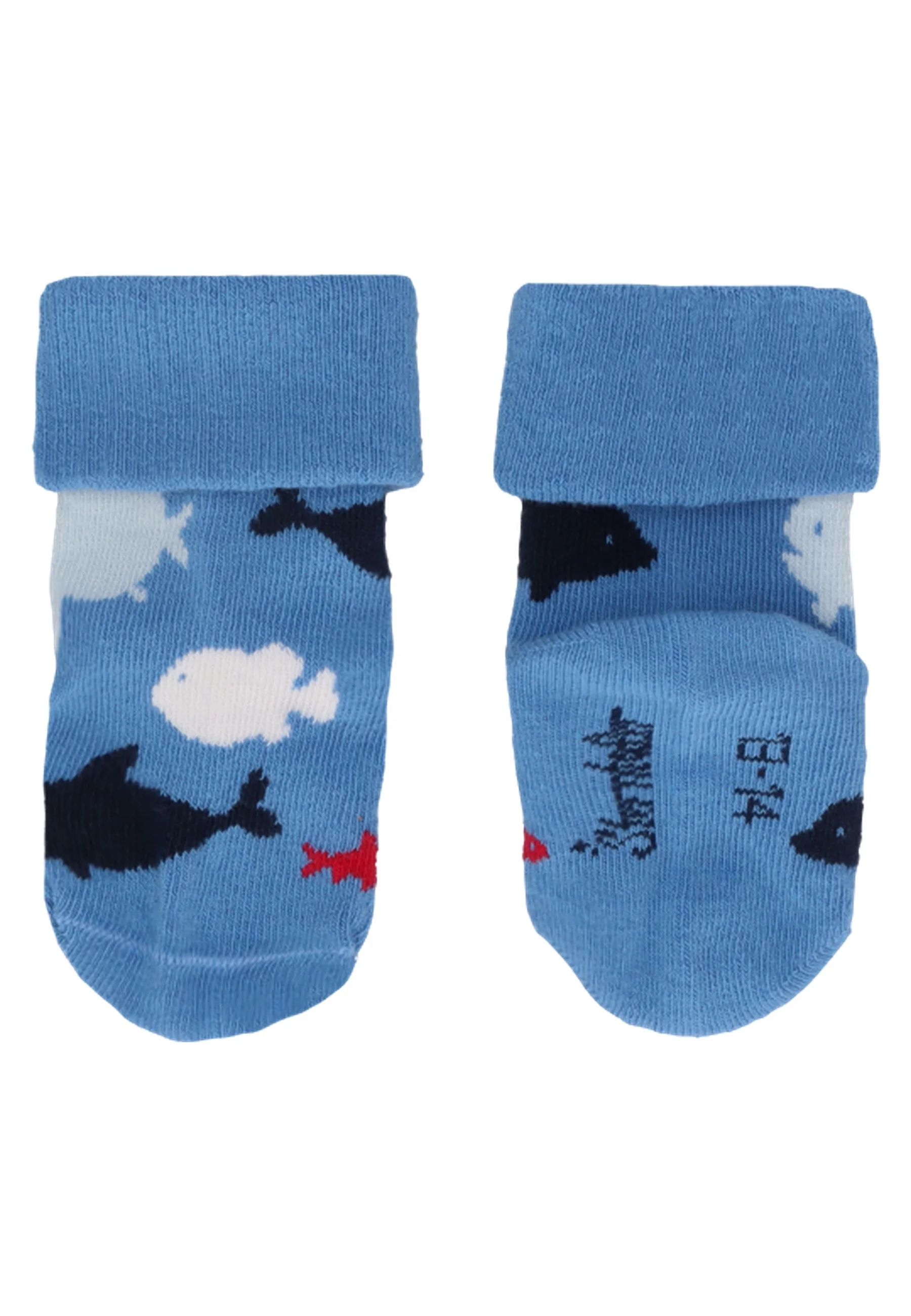 Socken im 3er Pack mit Motiv Hai in versch. Farben