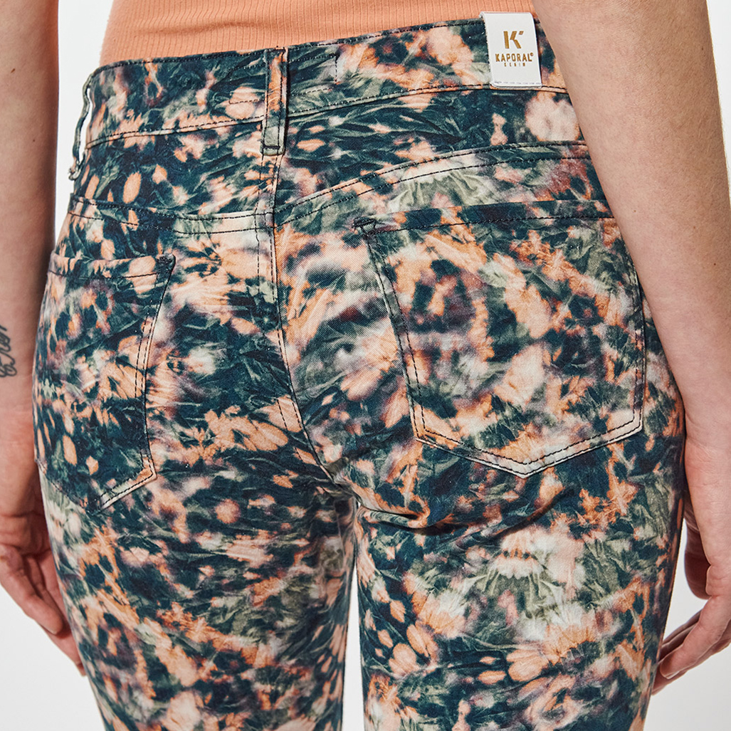 LAMI  Jean slim Femme imprimé