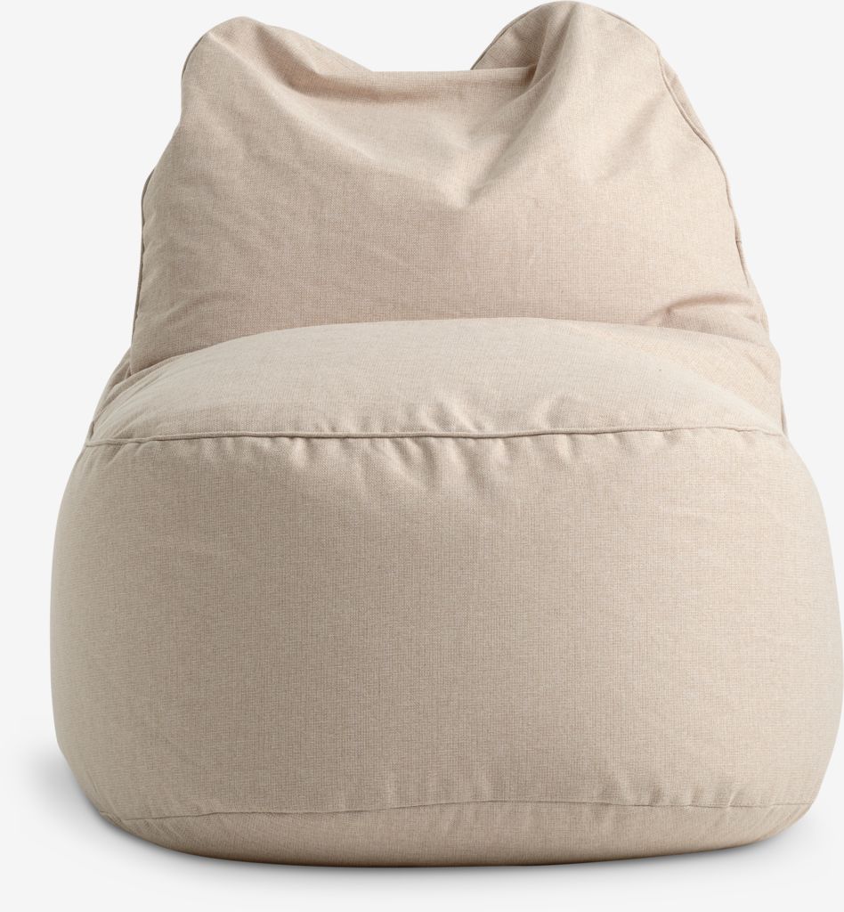 BANDHOLM Beanbag Stol BANDHOLM 75x100x90 beige stoff