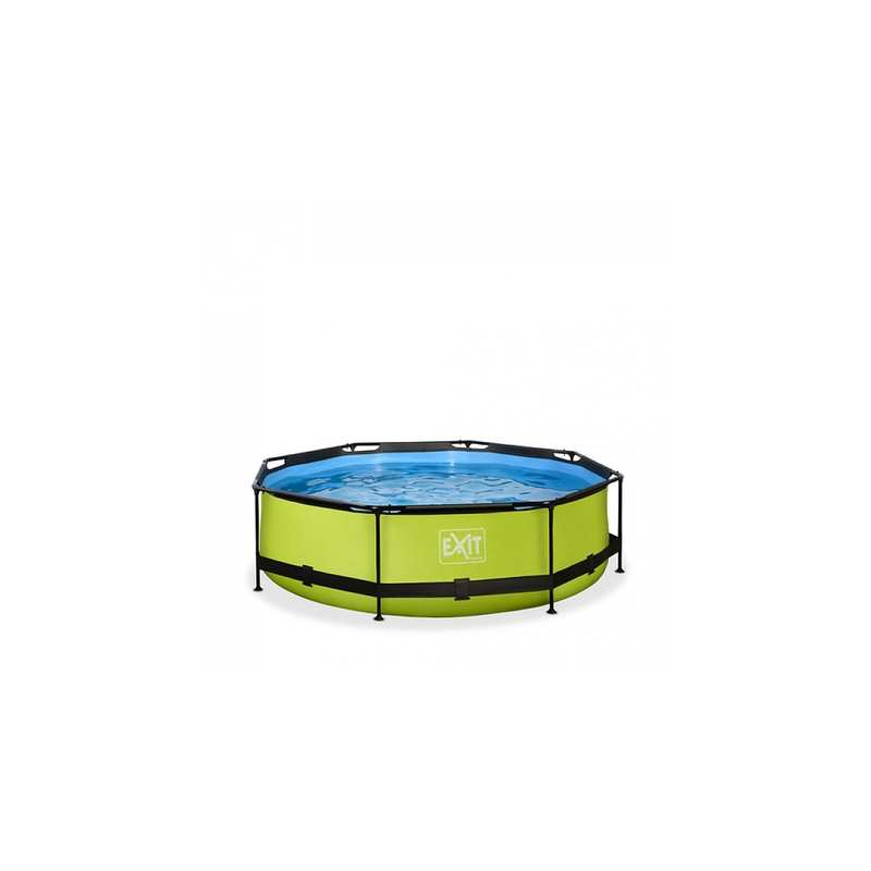 Piscine ø300x76cm avec pompe filtrante Lime vert