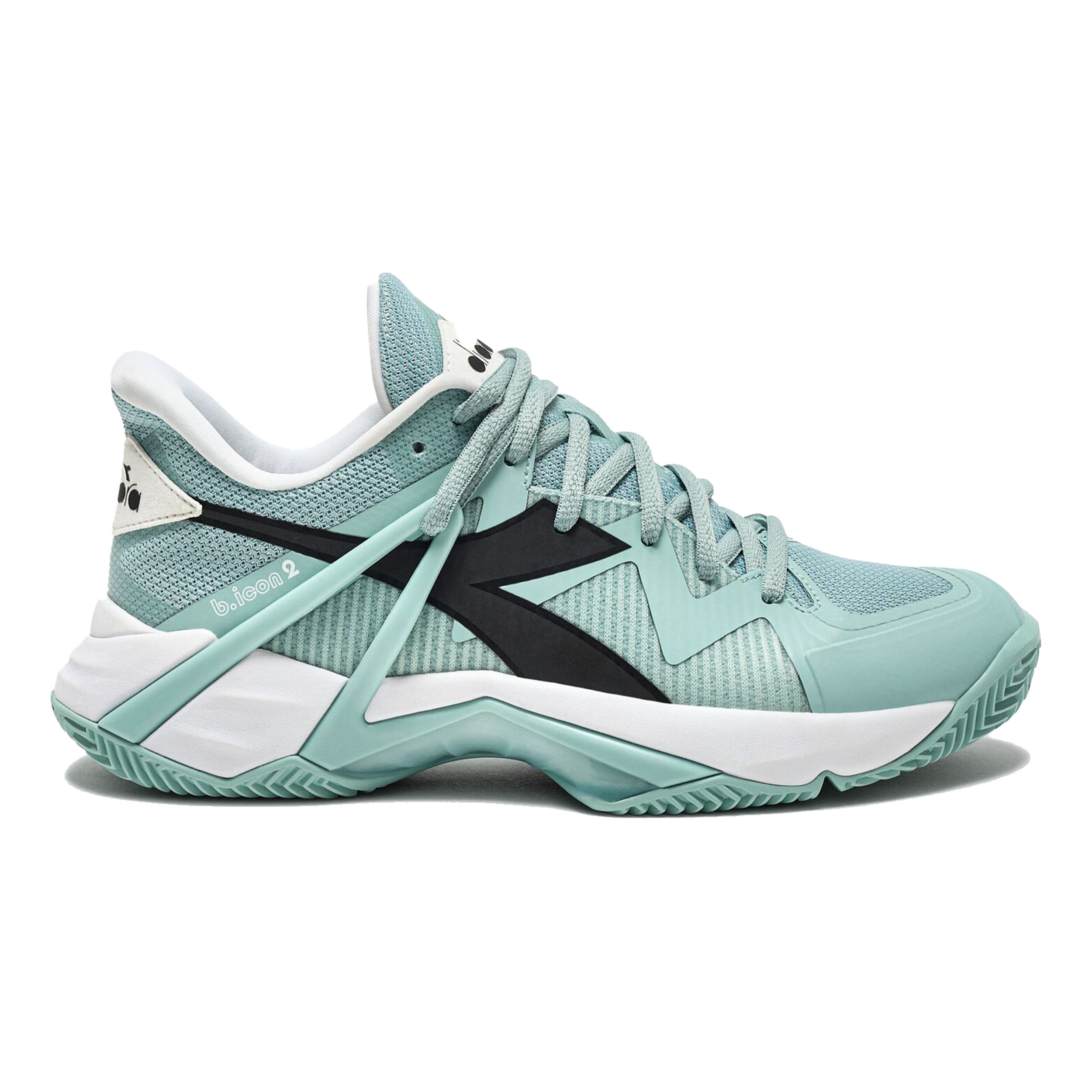 B.Icon 2 Sandplatzschuh Damen - Mint, Weiß